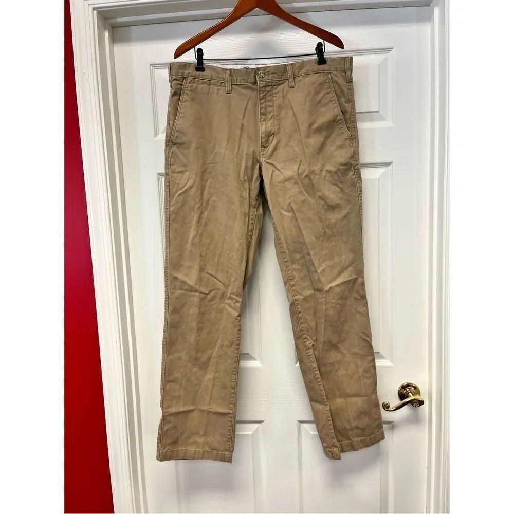 Eddie Bauer Tan Classic Fit Khaki Pants sz 38X34